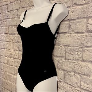 NWT Agua Doce Black One Piece Swimsuit
